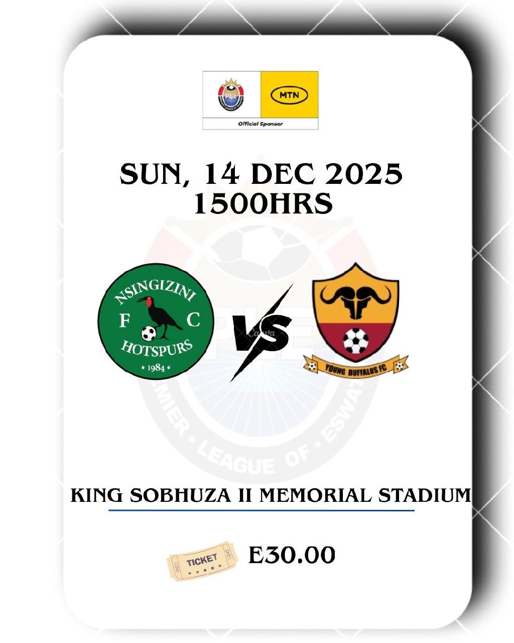 MTN PLE King Sobhuza Stadium 141225 Pic